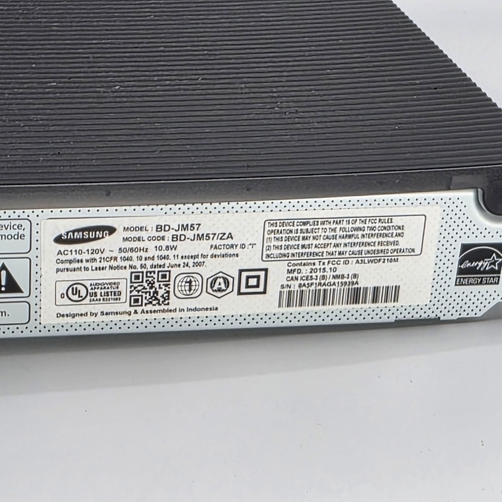 Samsung BD-JM57 Wi‑Fi FHD 1080p Blu-ray & DVD Player HDMI No Remote Tested - Picture 9 of 9